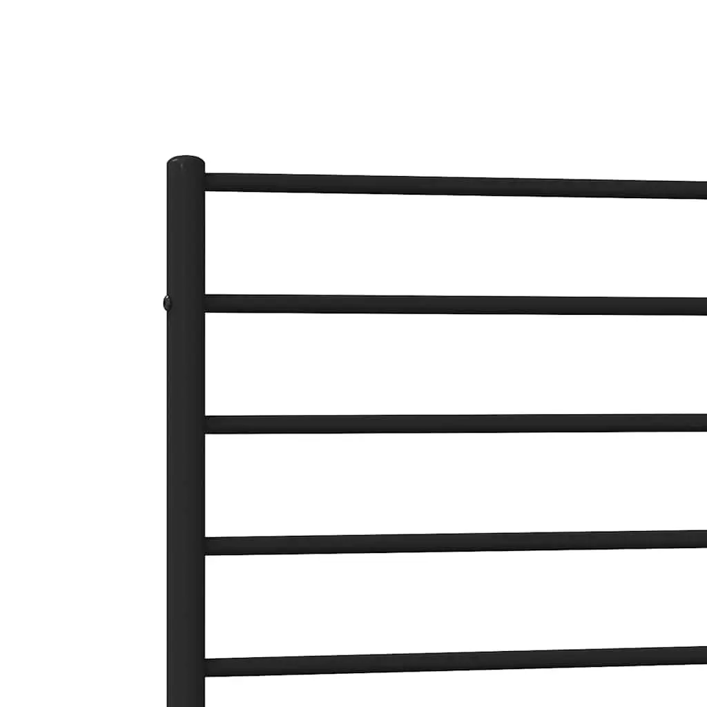 Black Metal Bed Frame King Single Size