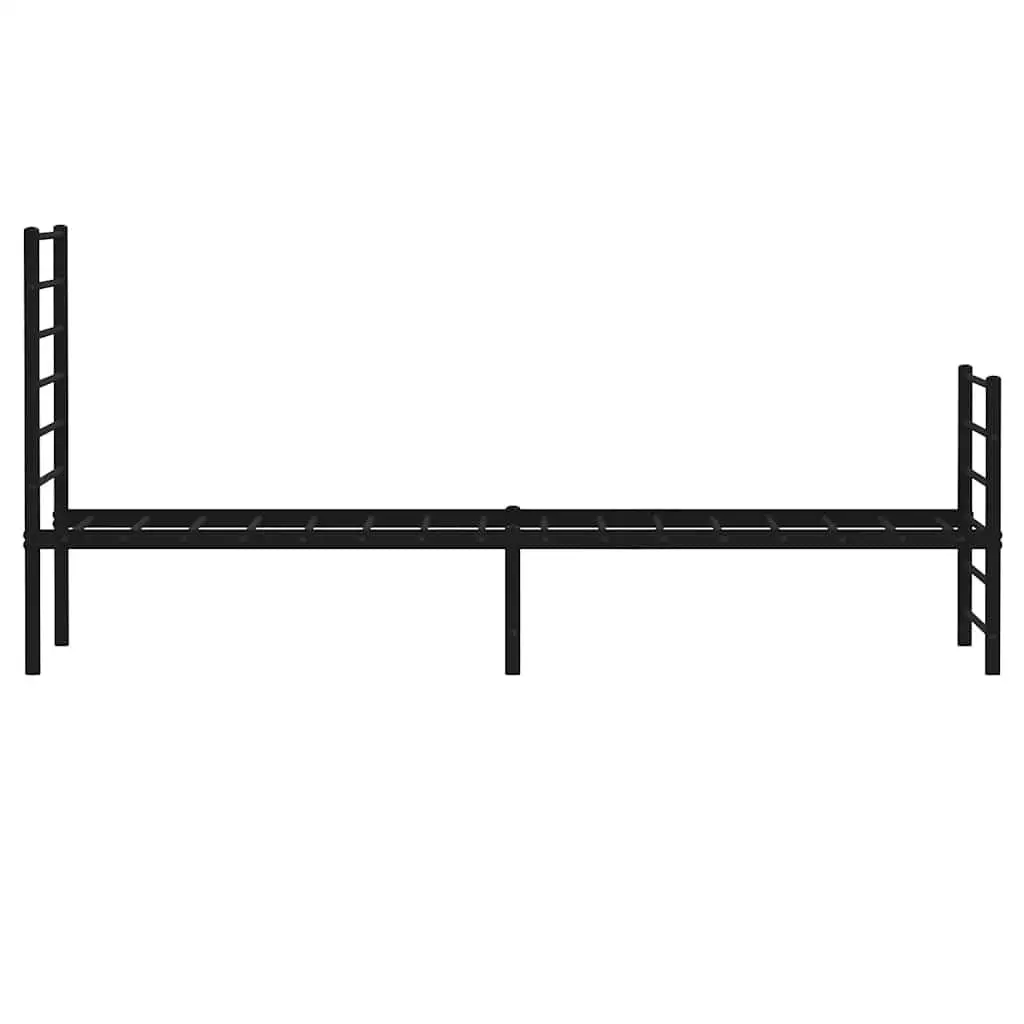Metal Bed Frame King Single 107x203 cm in Black