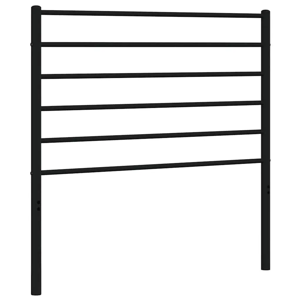 Metal Headboard Black 90cm Steel Frame Bedroom Furniture