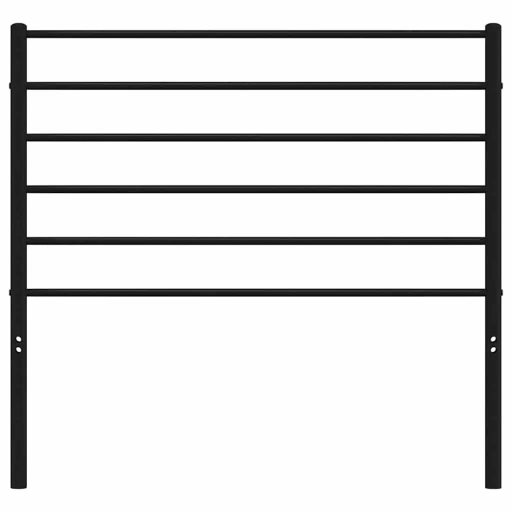 Metal Headboard Black 90cm Steel Frame Bedroom Furniture