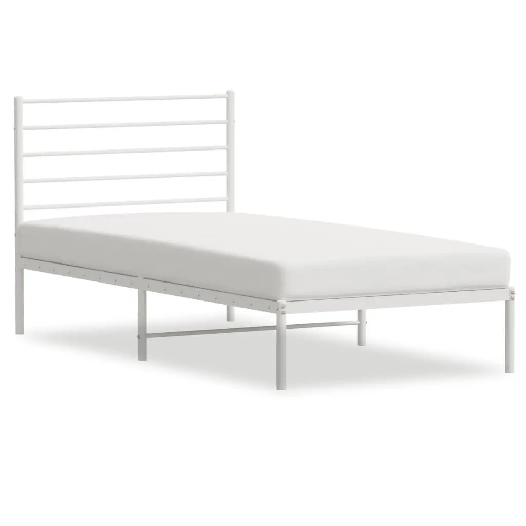 King Single Metal Bed Frame with Storage Space