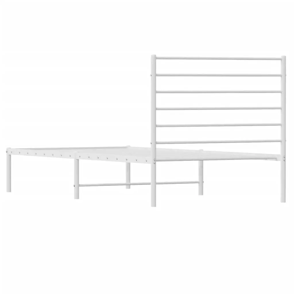King Single Metal Bed Frame with Storage Space