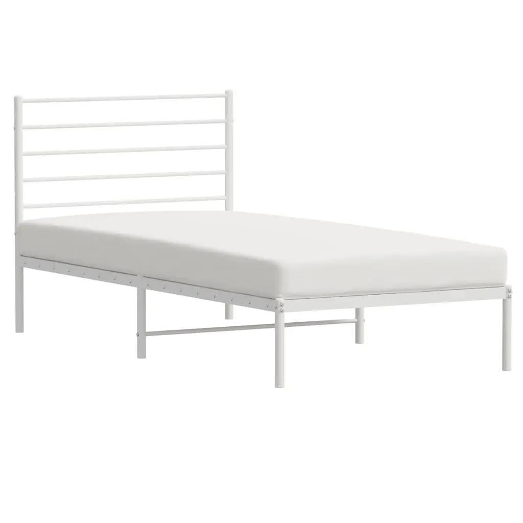 King Single Metal Bed Frame with Storage Space