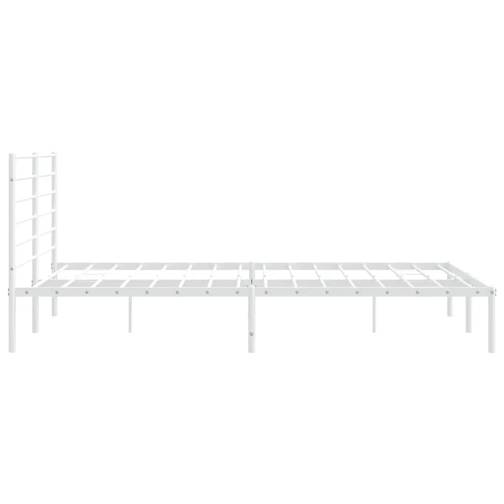 King Size Metal Bed Frame 183x203 cm with Storage