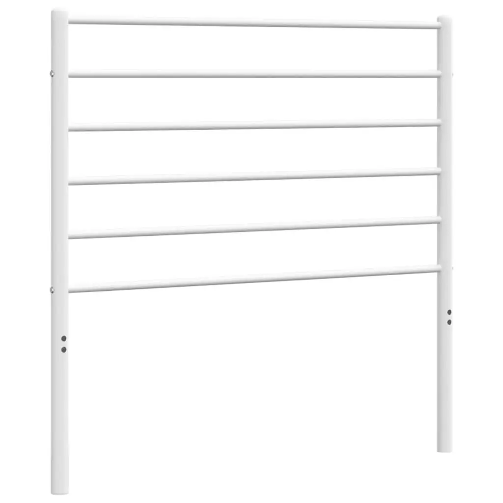 Metal Headboard White 90cm Bed Frame Head Rest Support