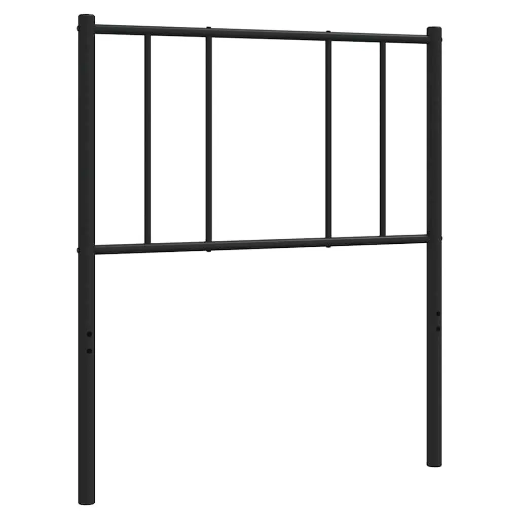Metal Bed Headboard 90cm Black Steel Bed Head Bedroom Furniture