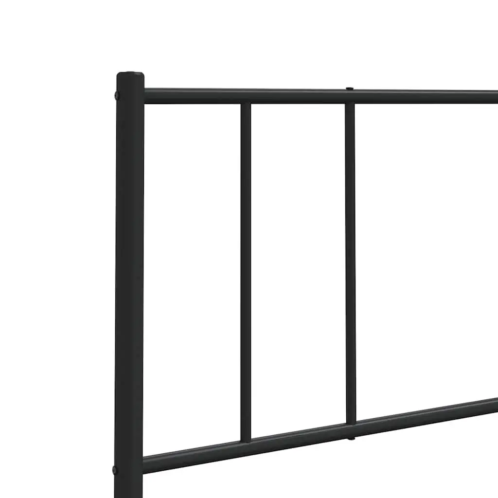 Metal Bed Headboard 90cm Black Steel Bed Head Bedroom Furniture
