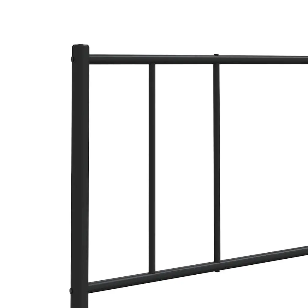 Metal Headboard Black 180cm Bedroom Bed Frame Backrest Support