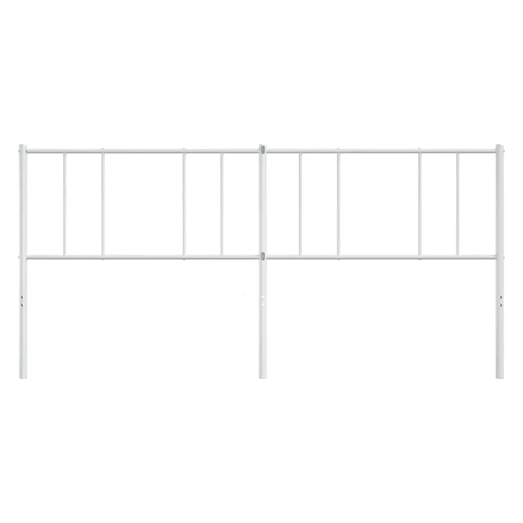 Metal Headboard White 180cm Bedroom Bed Frame Head Support