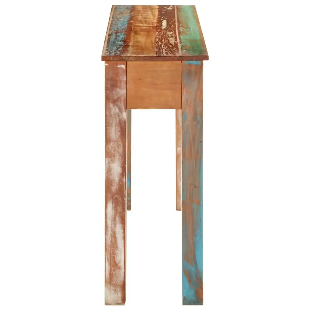 Console Table Storage 110x30x75 cm Solid Reclaimed Wood Brown