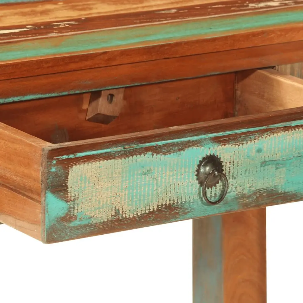 Console Table Storage 110x30x75 cm Solid Reclaimed Wood Brown