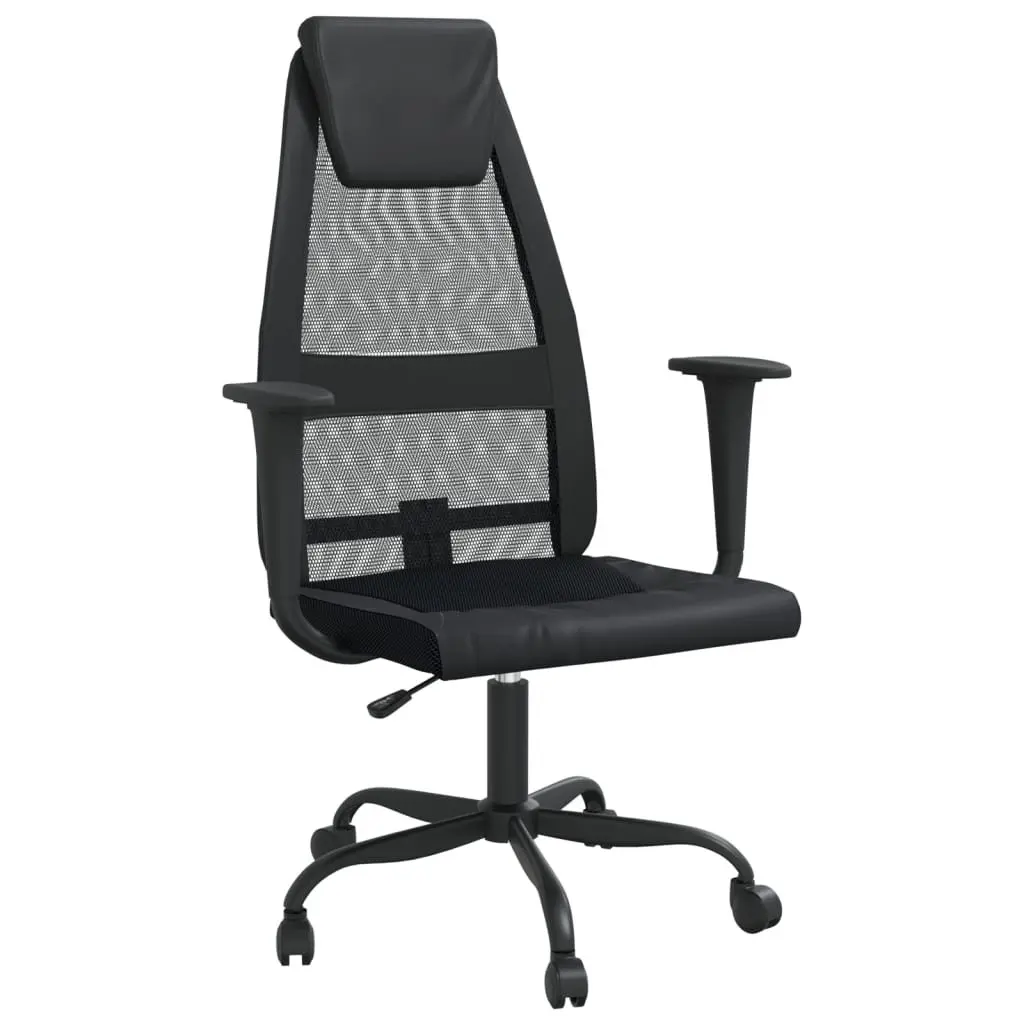 Black Office Chair with Height Adjustment