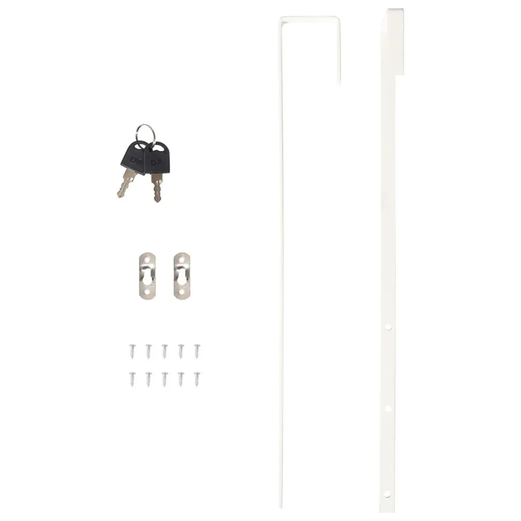Wall Mounted Jewellery Cabinet Storage Organiser Full Length Mirror White