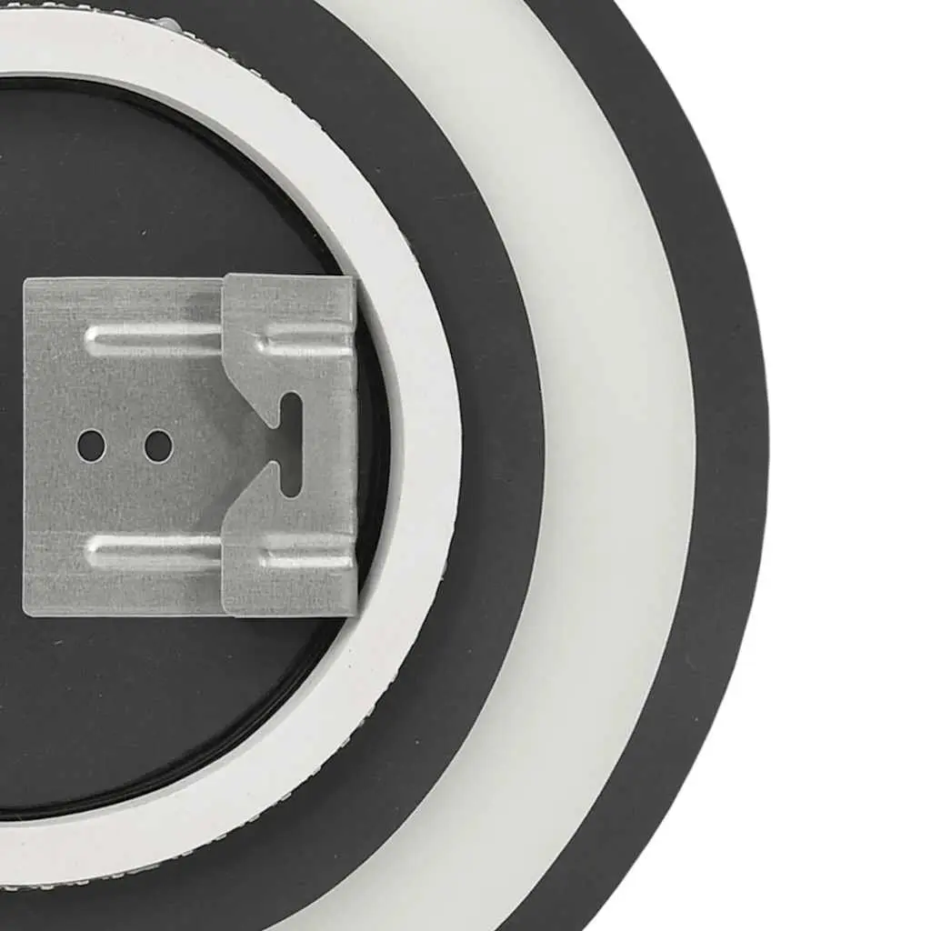 LED Bathroom Mirror 30 cm Round with Integrated Lights USB Powered Wall Mount