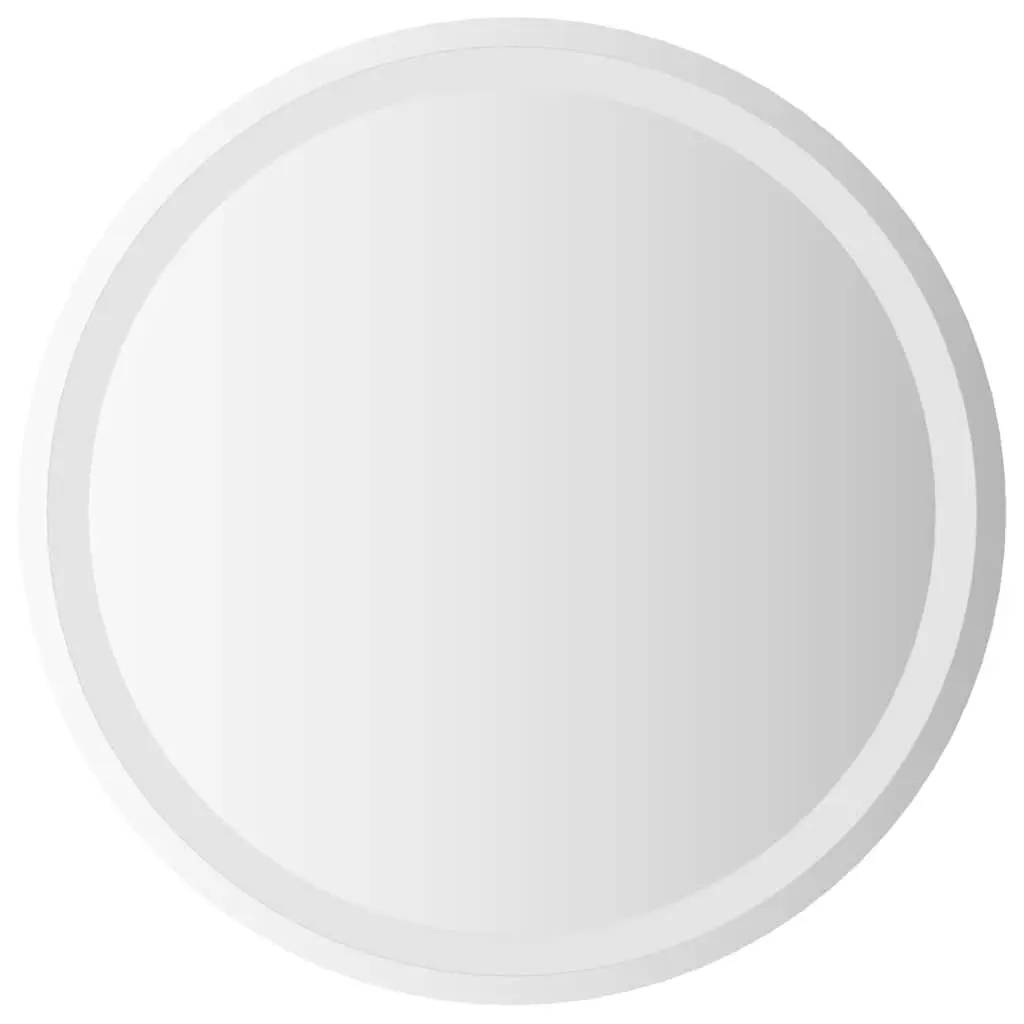 LED Bathroom Mirror Round 60cm Integrated Lights USB