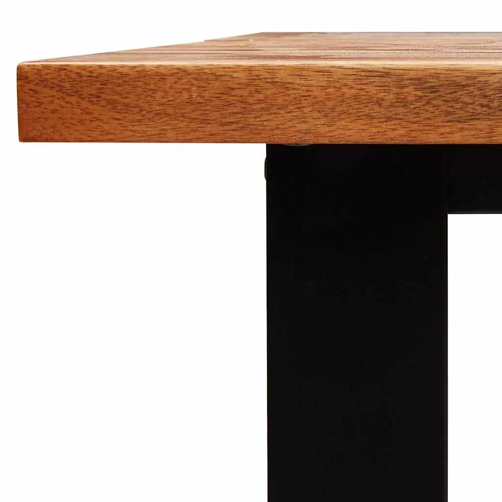 Dining Table 180x90x75 cm Live Edge Solid Wood Acacia Kitchen Room Furniture