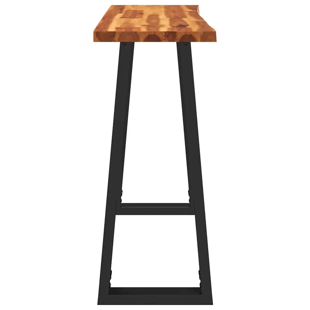 Console Table Live Edge Solid Wood Acacia Side Table Hallway Entryway