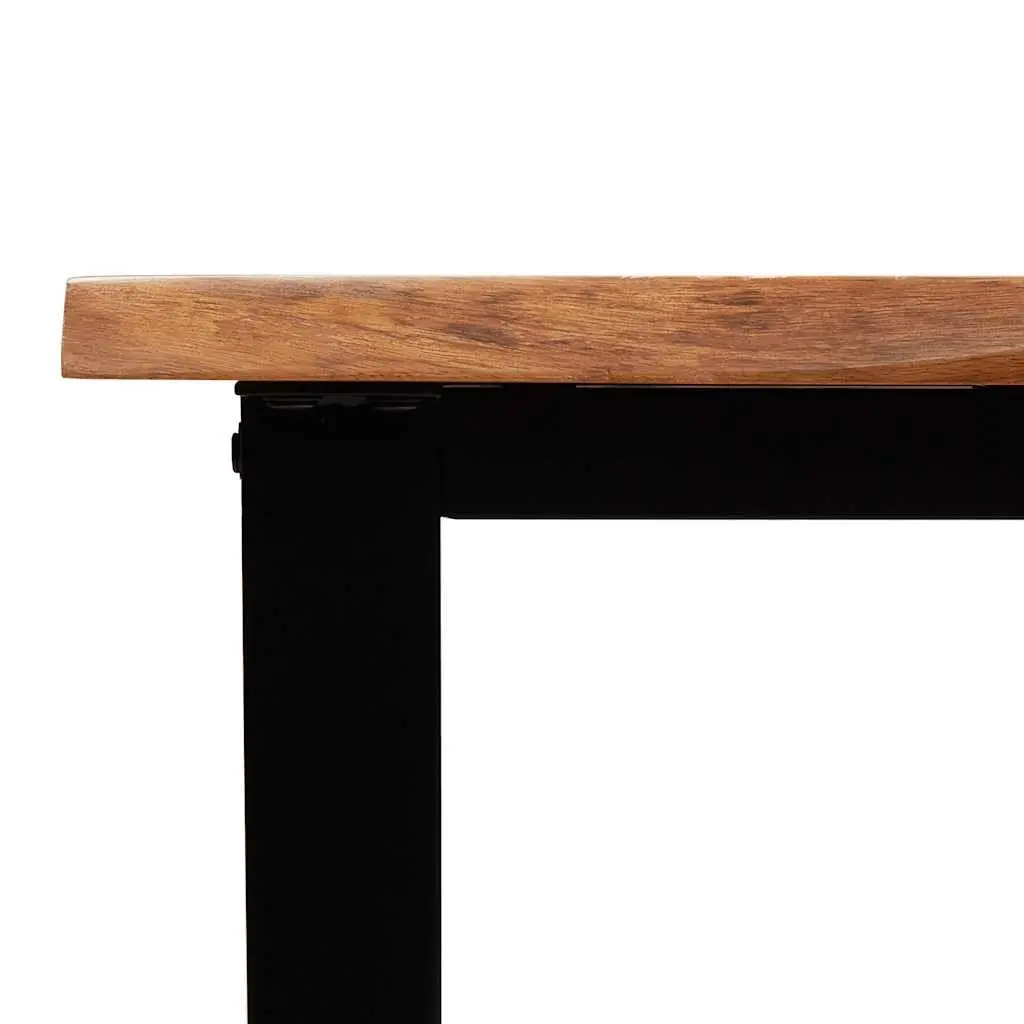 Console Table Live Edge Solid Wood Acacia Side Table Hallway Entryway