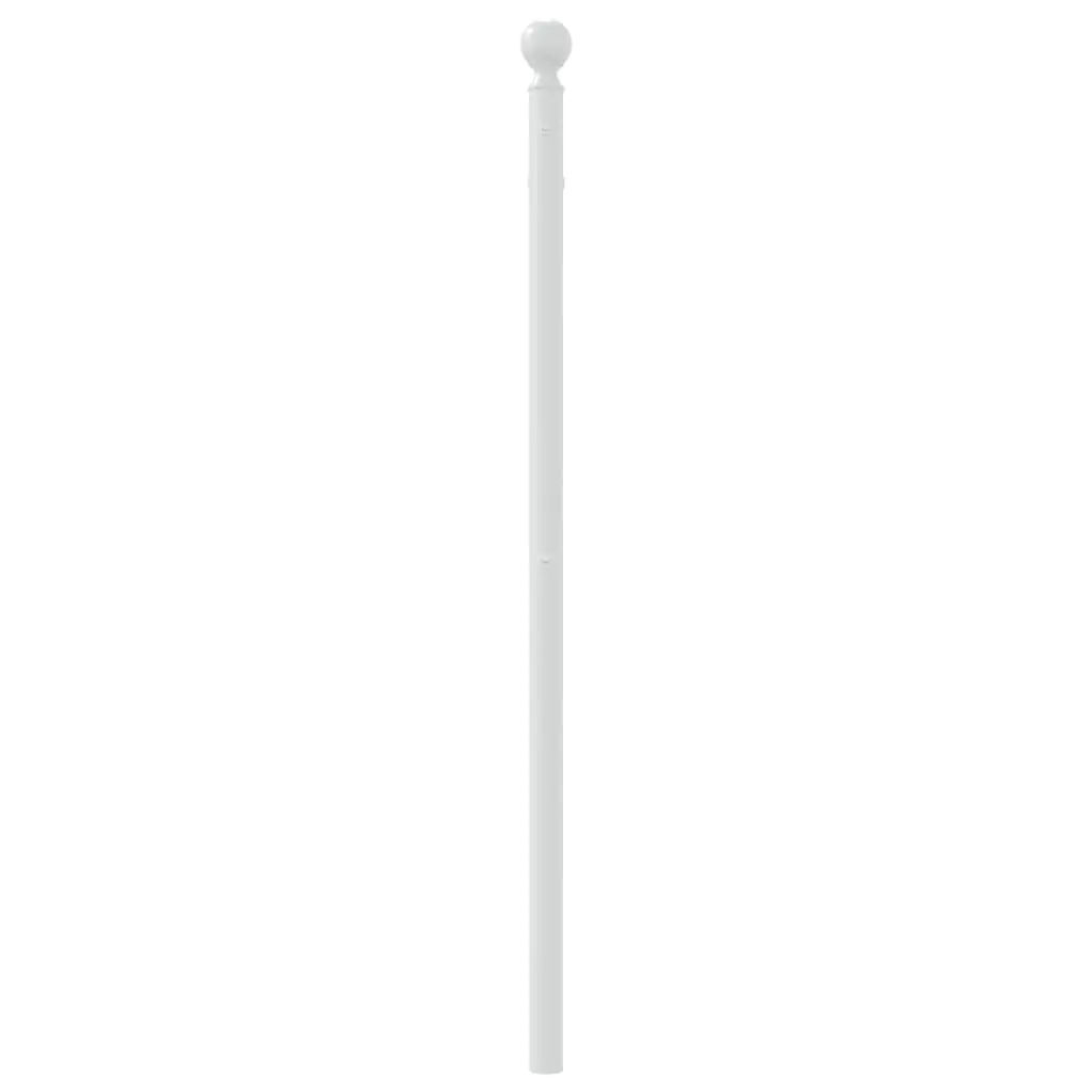 Metal Headboard White 107cm Bed Header Bedroom Furniture Powder Coated Steel