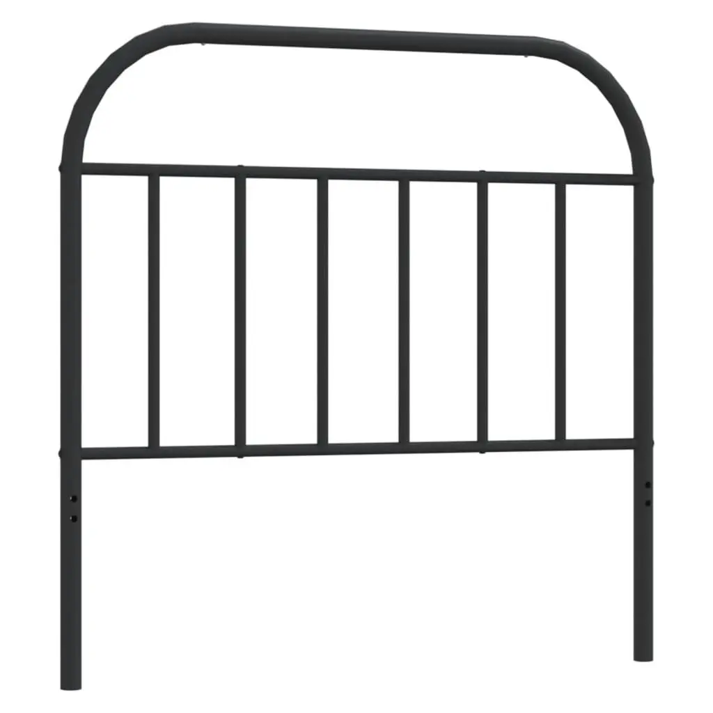 Metal Headboard Black 107cm Bed Head Bedroom Furniture