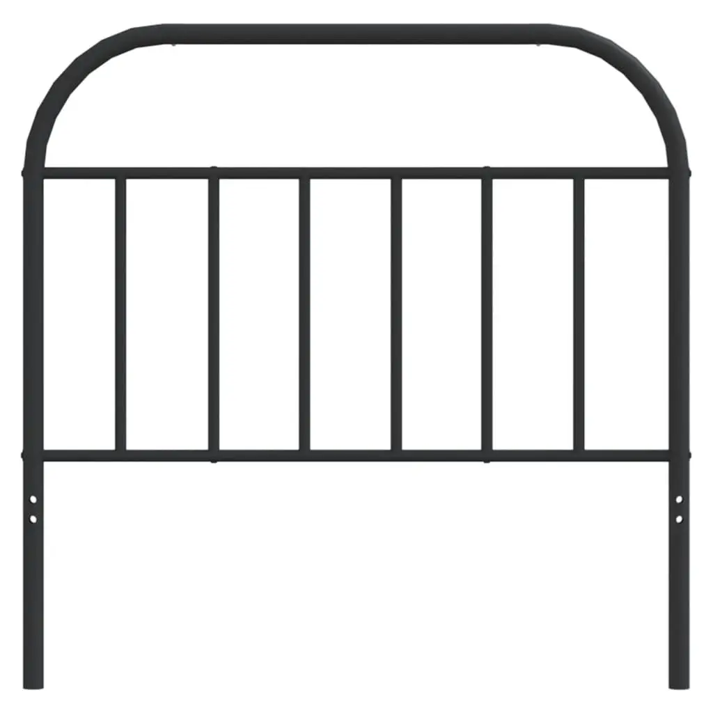 Metal Headboard Black 107cm Bed Head Bedroom Furniture