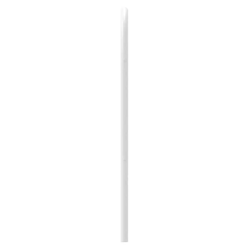 Metal Headboard Back Support 90 cm White Powder Coated Steel