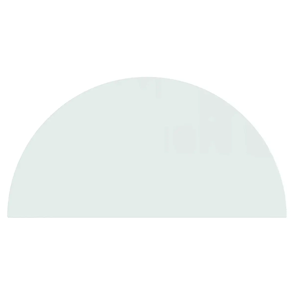 Hearth Pad Heat Resistant Fireplace Glass Protection 1200x600mm Transparent
