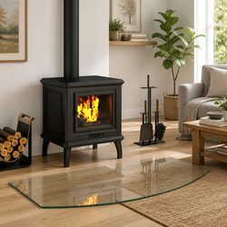 Durable Glass Hearth Pad for Efficient Floor Protection
