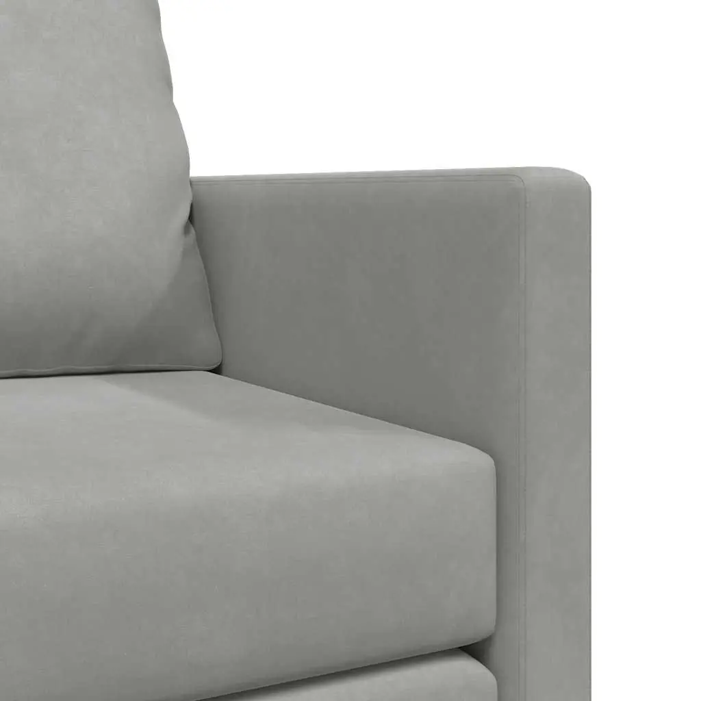 Floor Sofa Bed 2-in-1 Convertible Sleeper Loveseat Living Room Bedroom Grey