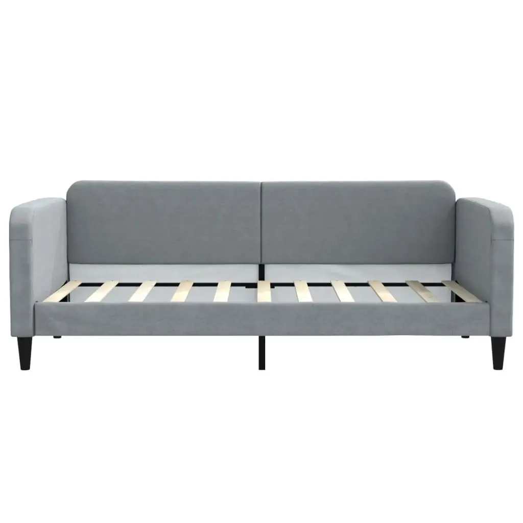 Grey Day Bed Sofa Bed 90x190 cm for Guests