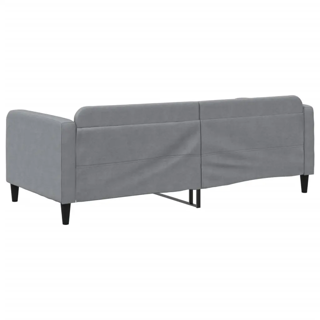 Grey Day Bed Sofa Bed 90x190 cm for Guests