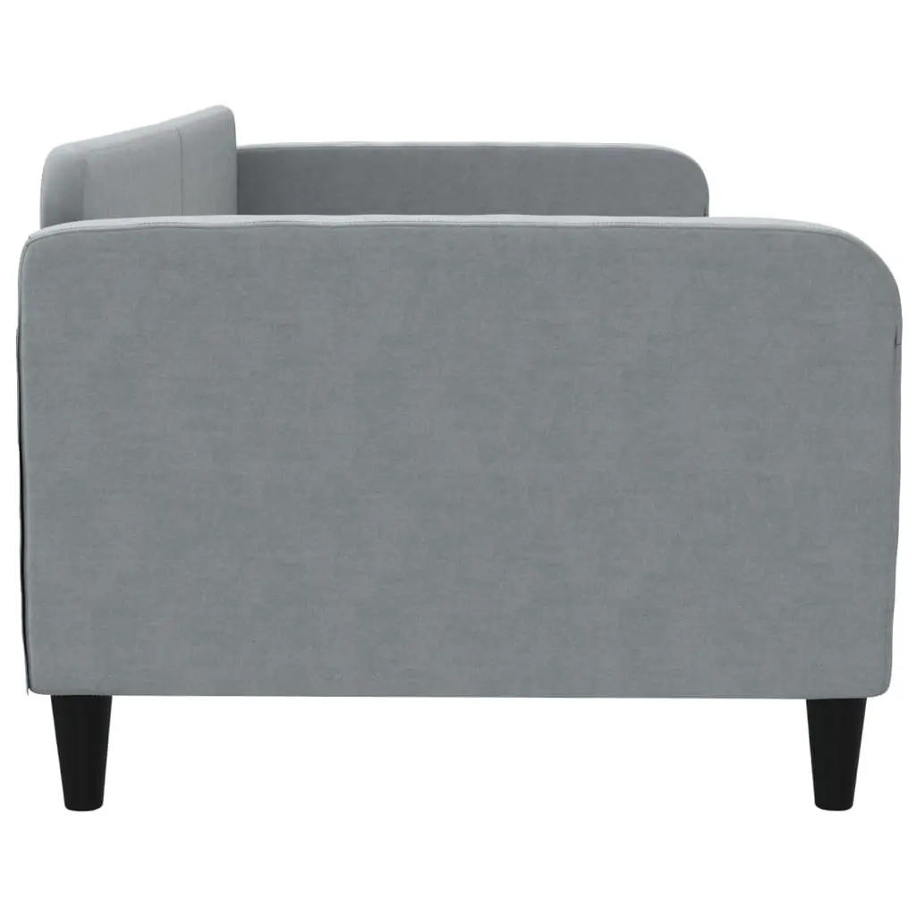 Grey Day Bed Sofa Bed 90x190 cm for Guests