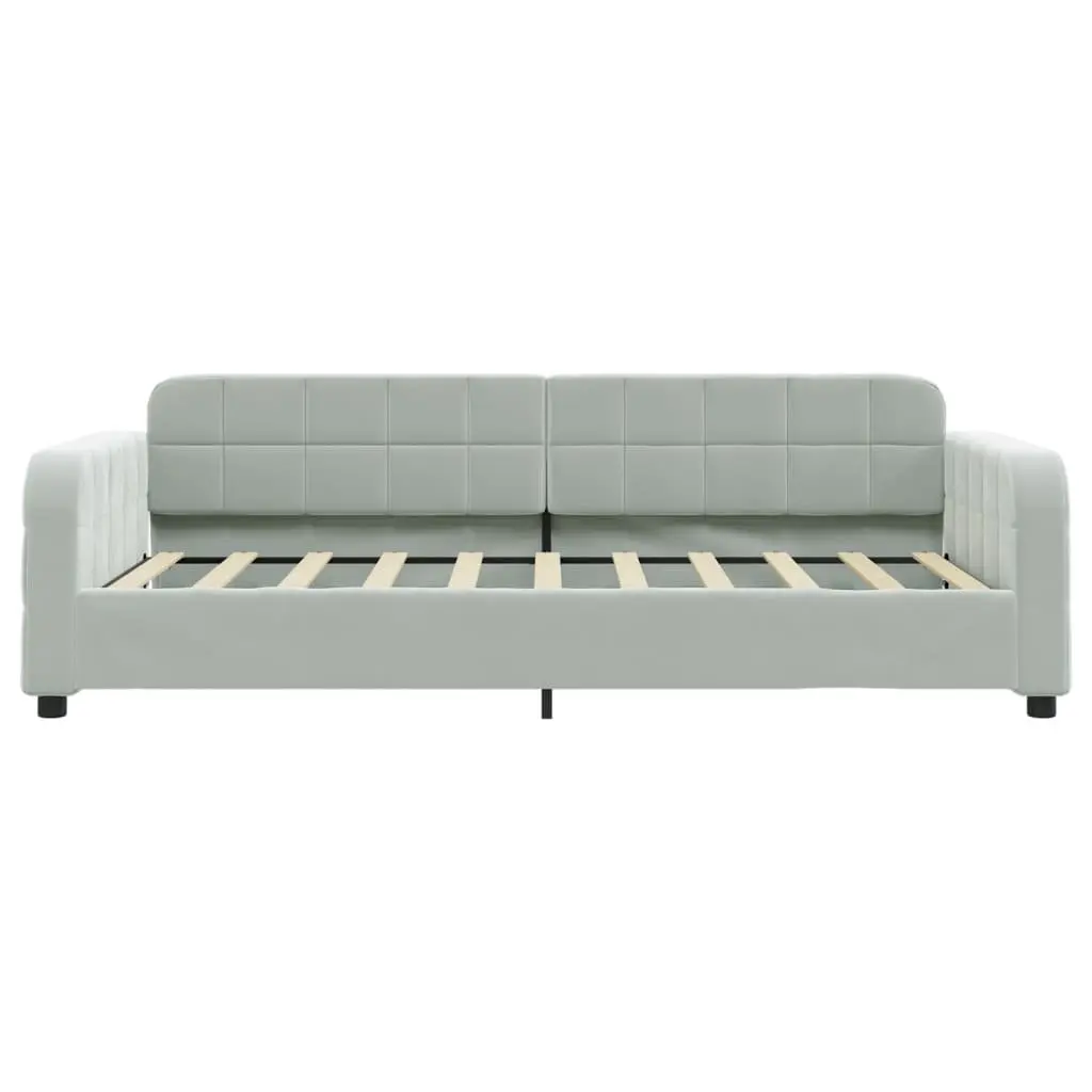 Day Bed Sofa Grey 90x190cm Modern Couch Furniture for Guest Bedroom Living Room