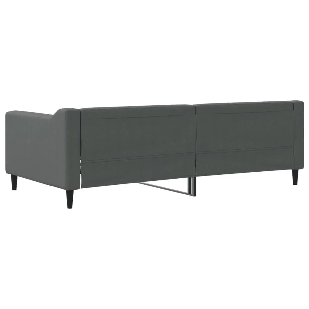 Grey Fabric Day Bed Sofa Bed 90x190cm Living Room Bedroom Sleeper Couch