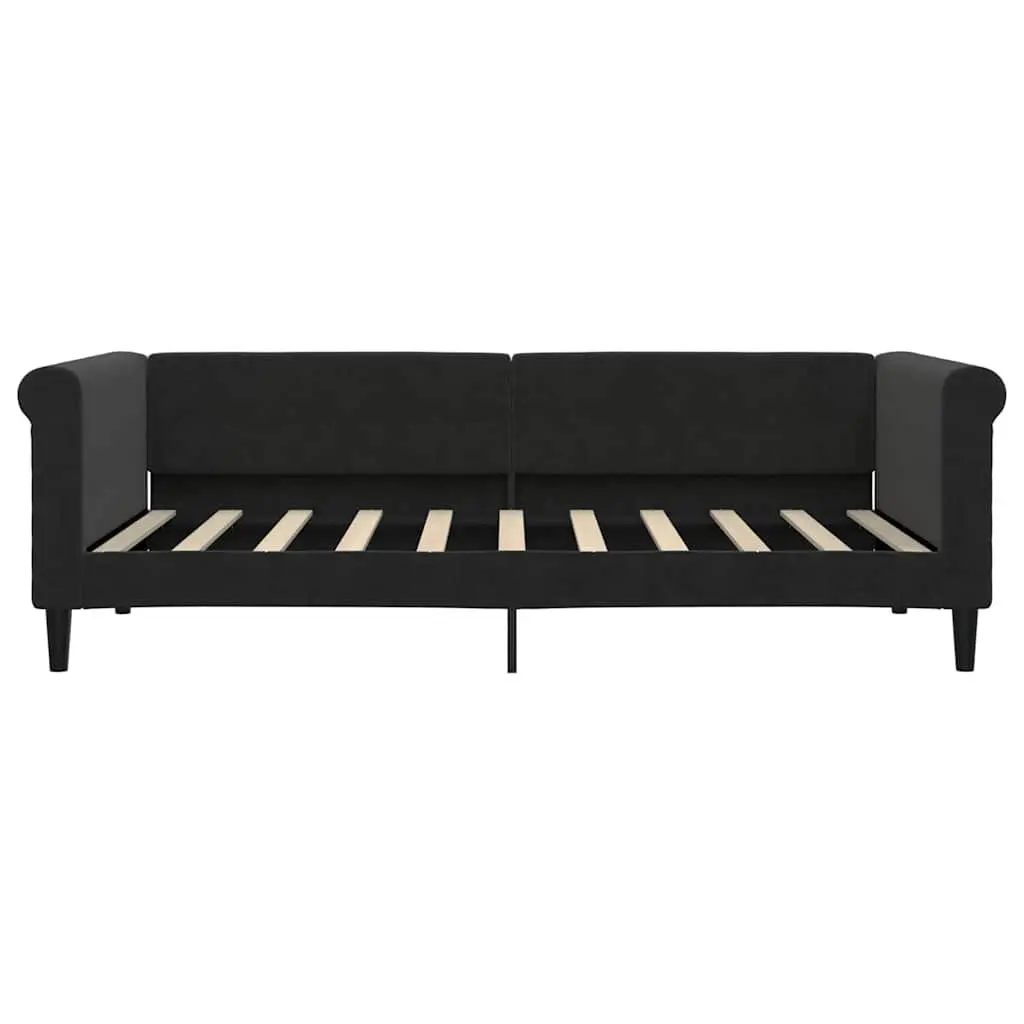Day Bed Sofa Couch Black Velvet 90x190cm