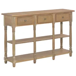 Sturdy Console Table with Ample Storage Options