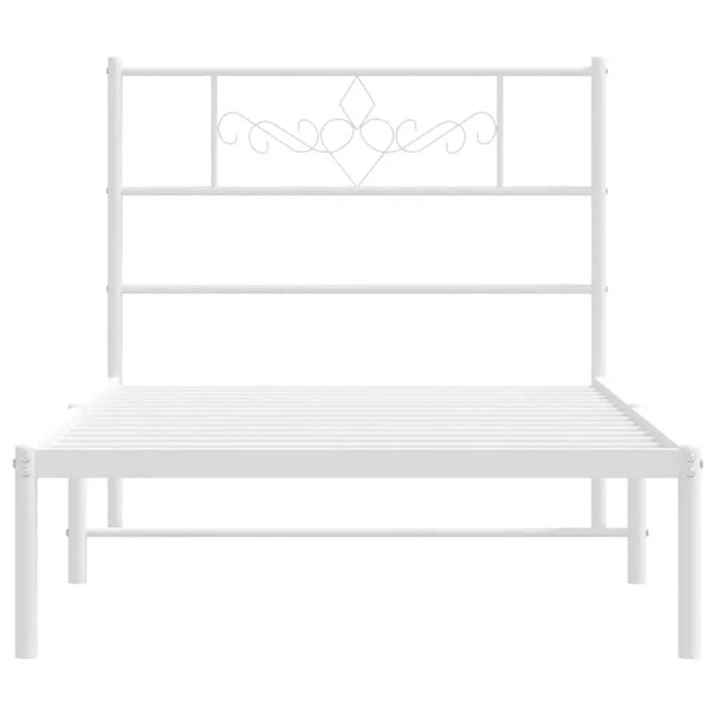 Metal Bed Frame with Storage and Headboard