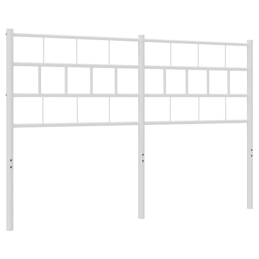 Metal Headboard in White for Comfort and Style