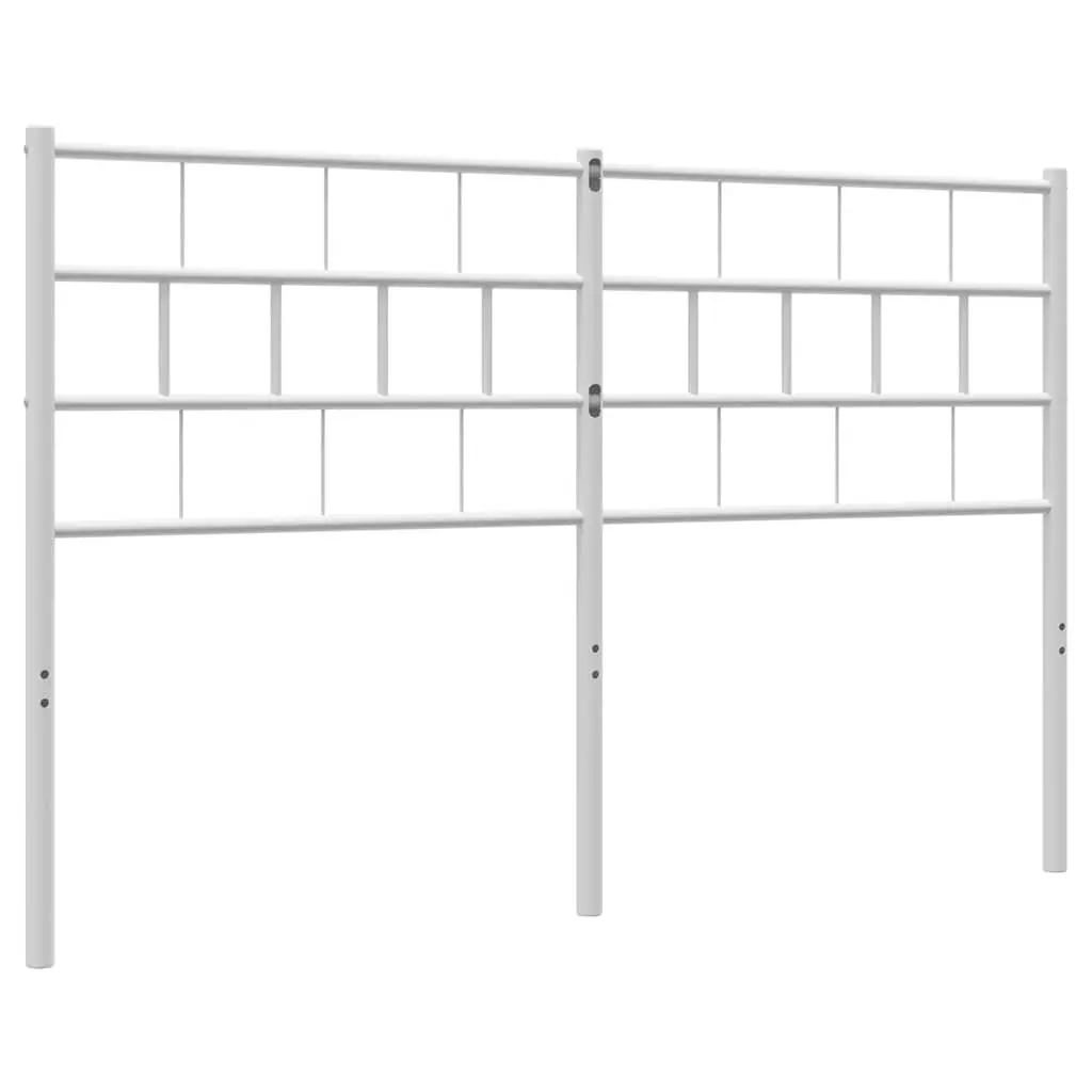 Metal Headboard in White for Comfort and Style