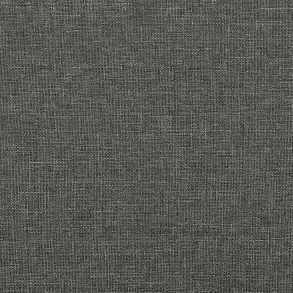 King Single Bed Frame Grey Fabric Upholstered Plywood Slats Sturdy Support Legs