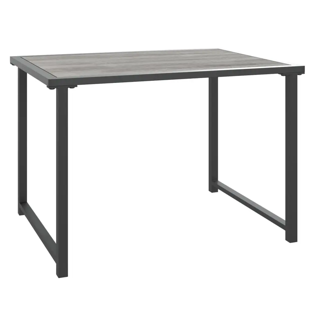 Garden Table Anthracite Outdoor Leisure 55x40x37cm Steel Frame