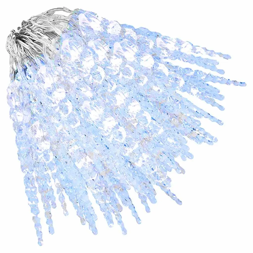 Christmas Icicle Light 200 LEDs Cold White 20m Indoor Outdoor Holiday Decoration