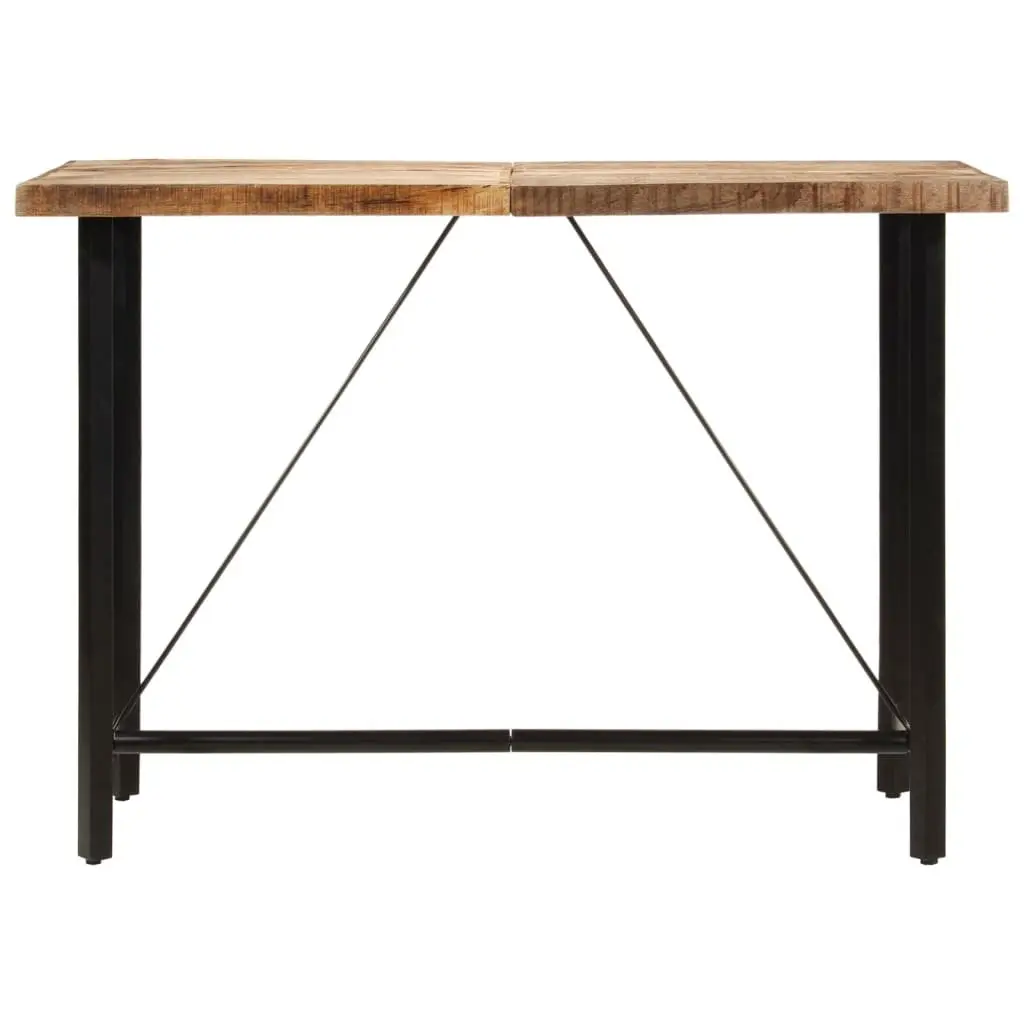Bar Table with Mango Wood and Iron Frame