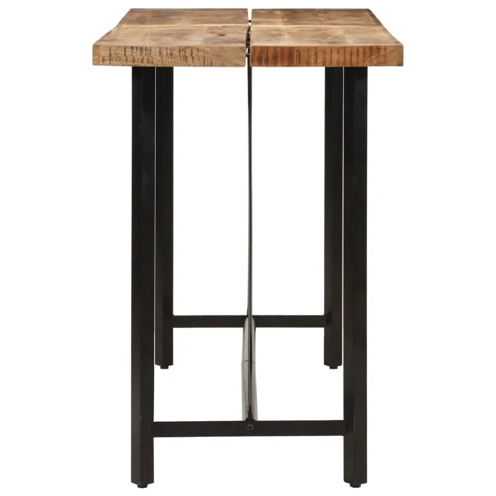 Bar Table with Mango Wood and Iron Frame
