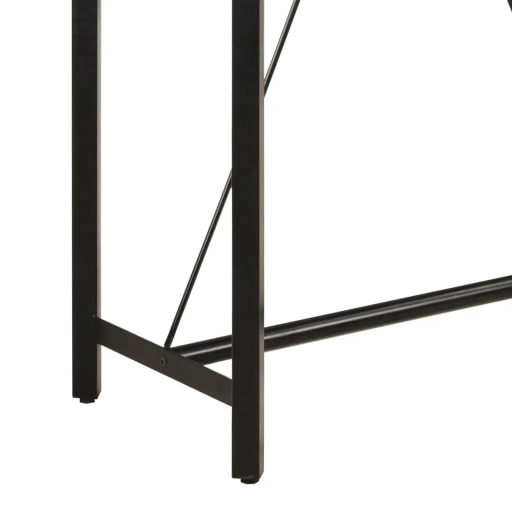 Bar Table with Mango Wood and Iron Frame