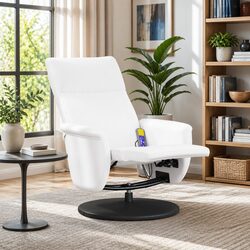 Comfortable Massage Recliner Chair with Swivel Base
