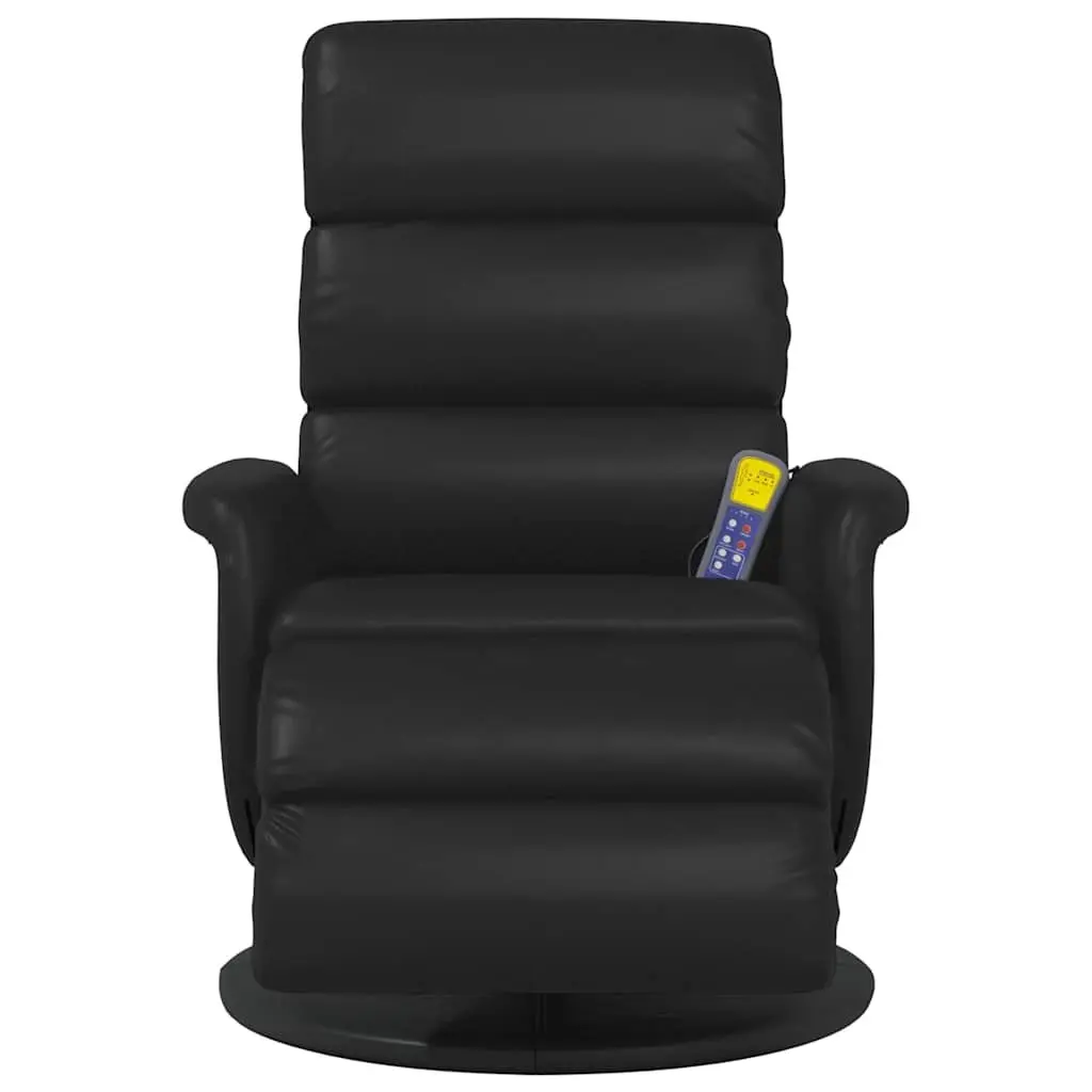 Massage Recliner Chair Vibration 360 Swivel Black