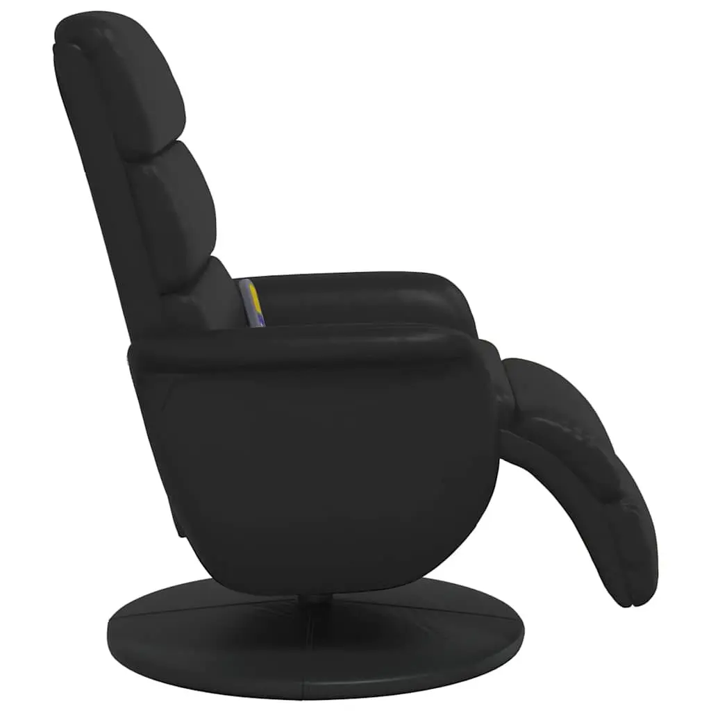 Massage Recliner Chair Vibration 360 Swivel Black