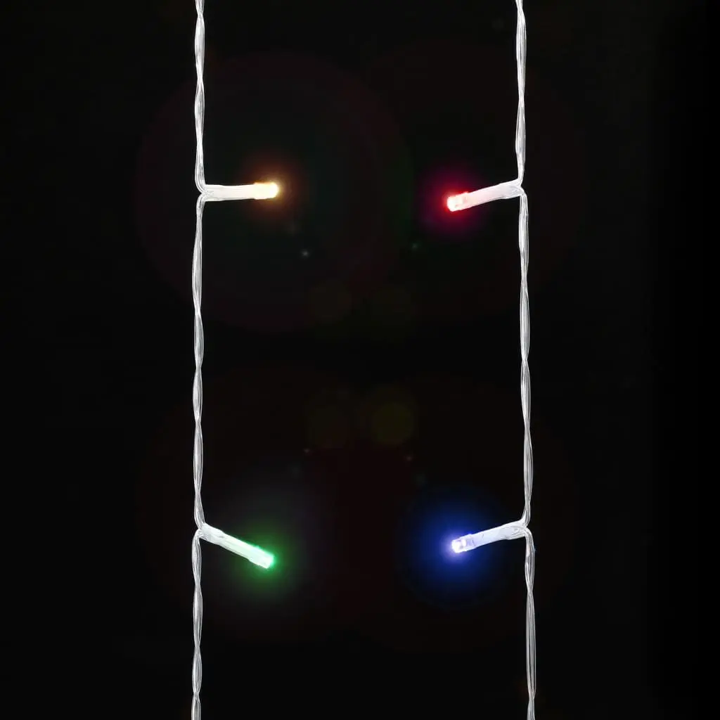 Christmas Tree Light Multicolour 375cm 320 LEDs IP44 Waterproof String 8 Modes