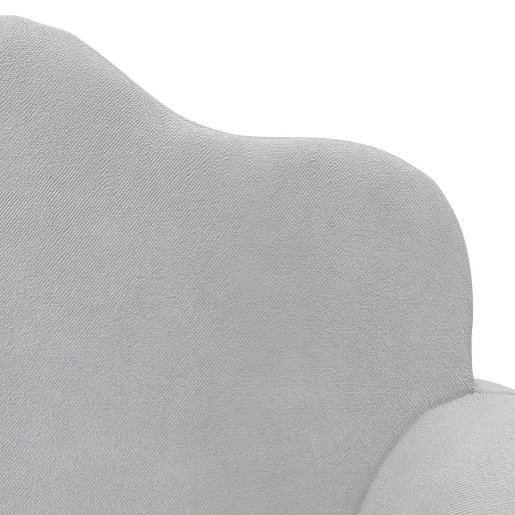 Kids Sofa Bed 2-Seater Fold Out Armchair Grey Soft Plush